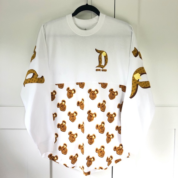 Disney Mickey Mouse Waffle Spirit Jersey Disneyland (XS) | NWT - Picture 1 of 5